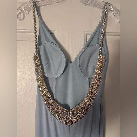 JOVANI Prom Dress Light Blue Size 0 - Picture 4 of 7